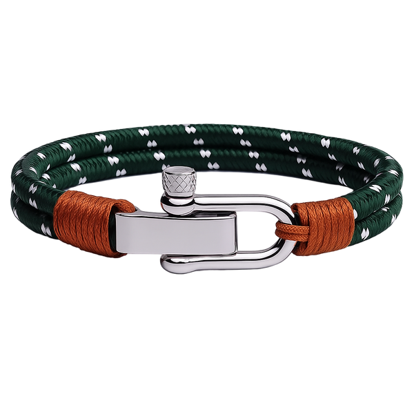 Haven Green Rope Bracelet