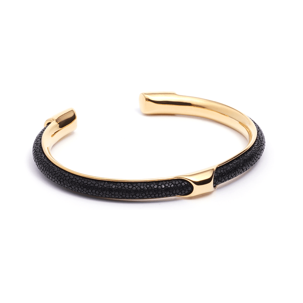 The Obsidian Gold Cuff