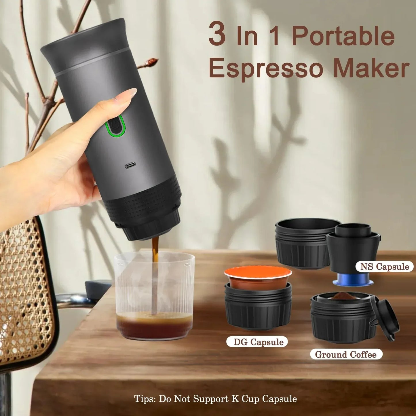 CaféGo™ – The Ultimate Travel Coffee Maker