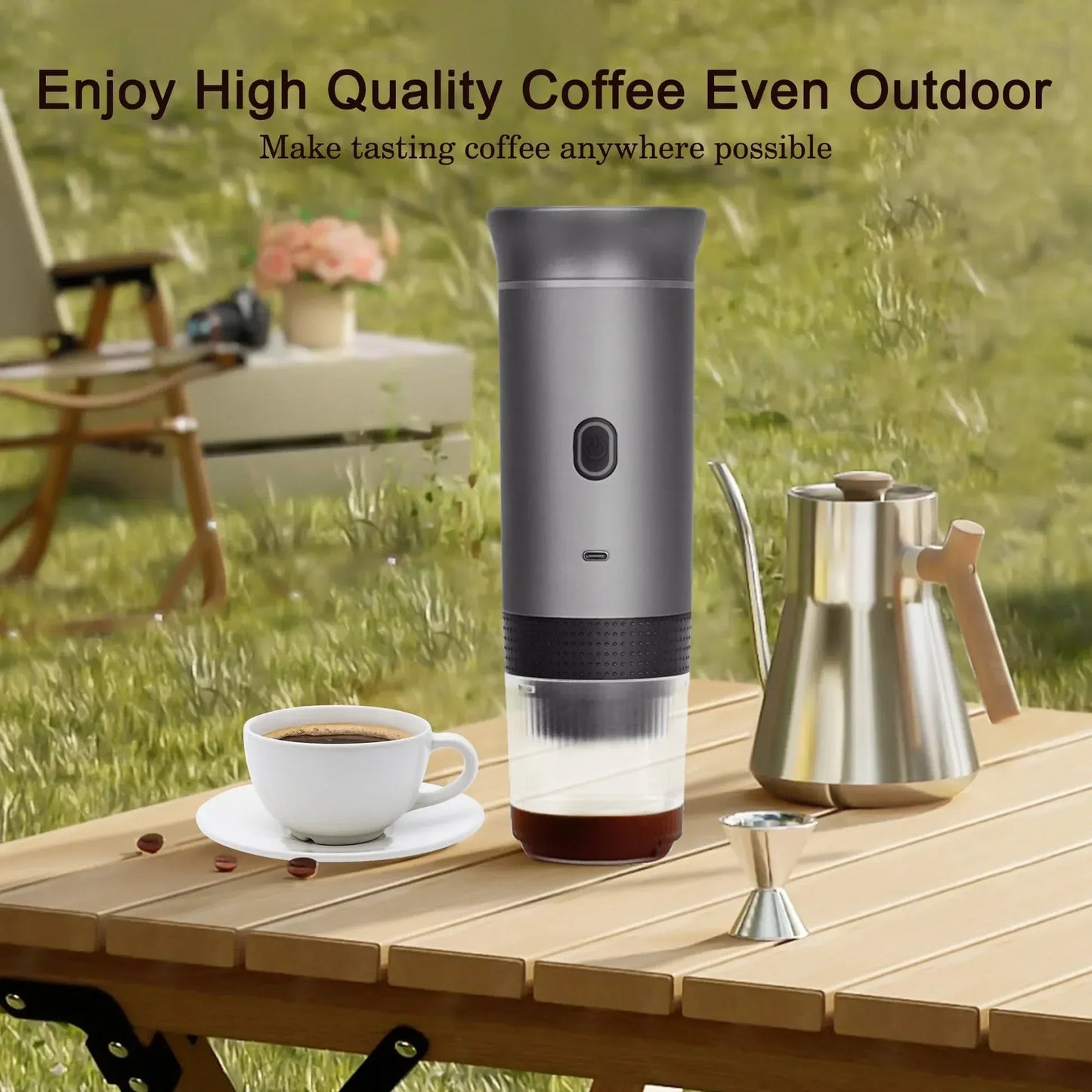 CaféGo™ – The Ultimate Travel Coffee Maker